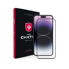 Захисне скло +NEU Chatel Corning Gorilla Glass with Mesh for iPhone 14 Pro Max Front Black