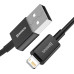 Кабель USB-L Baseus CALYS-A01 Lightning 2.4A 1m black Кабель USB-L Baseus CALYS-A01 Lightning 2.4A 1m black