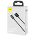 Кабель USB-L Baseus CALYS-A01 Lightning 2.4A 1m black Кабель USB-L Baseus CALYS-A01 Lightning 2.4A 1m black