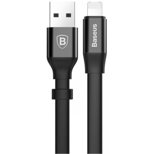 Кабель USB-L Baseus Nimble CALMBJ-B01 Lightning 2A 23cm black Кабель USB-L Baseus Nimble CALMBJ-B01 Lightning 2A 23cm black