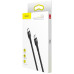 Кабель Baseus Cafule Type-C to Type-C PD 2.0 60W (1m) Black