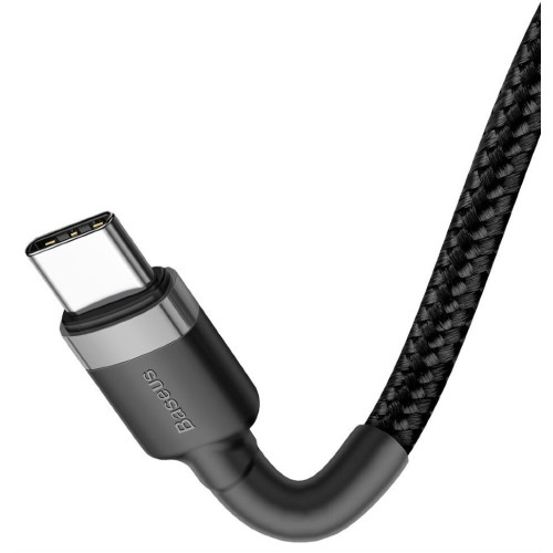 Кабель Baseus Cafule Type-C to Type-C PD 2.0 60W (1m) Black