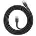 Кабель Baseus Cafule Type-C to Type-C PD 2.0 60W (1m) Black