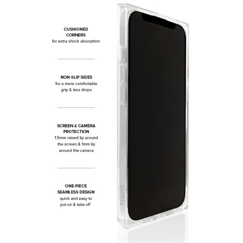 Чохол Flaunt Shell SQUARE для iPhone Case 14 pro Black and White Чохол Flaunt Shell SQUARE для iPhone Case 14 pro Black and White