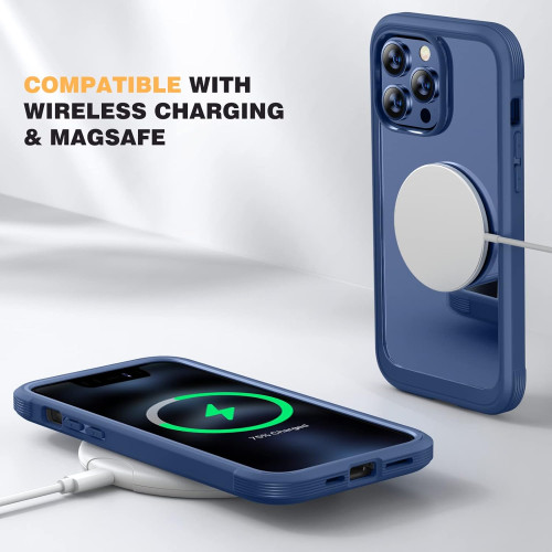 Чохол Miracase Glass Screen Protector для iPhone 12 Pro Max Blue