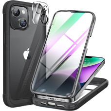 Чохол Miracase Glass Screen Protector для iPhone 14 Black (Без уп)