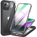 Чохол Miracase Glass Screen Protector для iPhone 14 Black (Без уп)