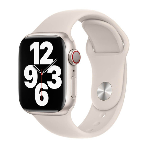 Ремінець Apple Sport Band (S/M) для Apple Watch 38/40/41mm Starlight Ремінець Apple Sport Band (S/M) для Apple Watch 38/40/41mm Starlight