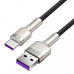 Кабель Baseus Cafule Metal Data Type-C 66W (1m) Black
