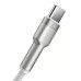 Кабель Baseus Cafule Metal Data Type-C 66W (2m) White Кабель Baseus Cafule Metal Data Type-C 66W (2m) White