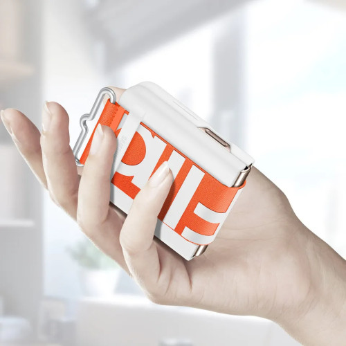 Чохол Samsung Strap Silicone Cover для Samsung Galaxy Z Flip4 White Чохол Samsung Strap Silicone Cover для Samsung Galaxy Z Flip4 White