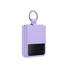 Чохол Samsung Silicone Cover with Ring для Galaxy Z Flip4 Bora Purple Чохол Samsung Silicone Cover with Ring для Galaxy Z Flip4 Bora Purple