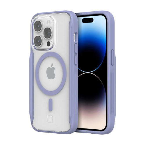 Чохол Incipio AeroGrip MagSafe для iPhone 14 Pro Misty Lavander/Clear