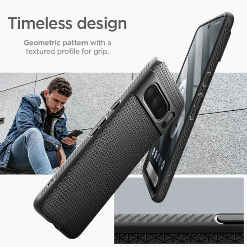 Чохол Spigen Liquid Air для Google Pixel 8 Pro Matte Black Чохол Spigen Liquid Air для Google Pixel 8 Pro Matte Black