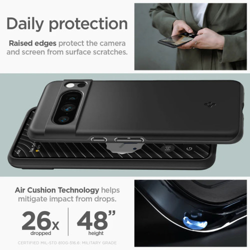 Чохол Spigen Thin Fit для Google Pixel 8 Pro Black