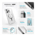 Чохол Speck GemShell Grip MagSafe для iPhone 15 Pro Max Clear/Chrome Чохол Speck GemShell Grip MagSafe для iPhone 15 Pro Max Clear/Chrome