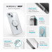 Чохол Speck GemShell Grip MagSafe для iPhone 15 Plus/14 Plus Clear/Chrome