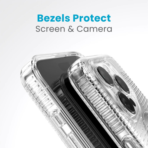 Чохол Speck GemShell Grip MagSafe для iPhone 15 Pro Clear/Chrome Чохол Speck GemShell Grip MagSafe для iPhone 15 Pro Clear/Chrome