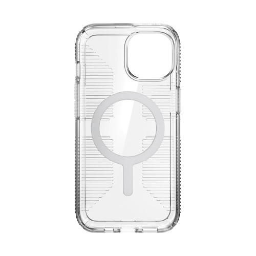 Чохол Speck GemShell Grip MagSafe для iPhone 15/14/13 Clear/Chrome Чохол Speck GemShell Grip MagSafe для iPhone 15/14/13 Clear/Chrome
