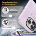 Чохол Speck Candyshell Grip MagSafe для iPhone 15 Pro Soft Lilac/Carnation Petal