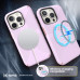 Чохол Speck Candyshell Grip MagSafe для iPhone 15 Pro Soft Lilac/Carnation Petal