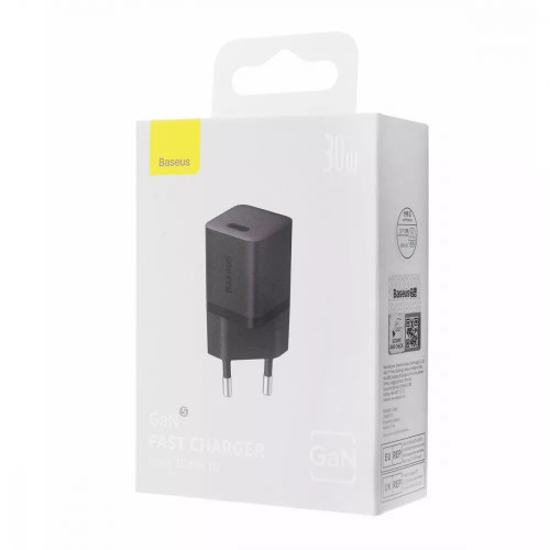 МЗП Baseus GaN5 Fast Charger 1C 30W Black