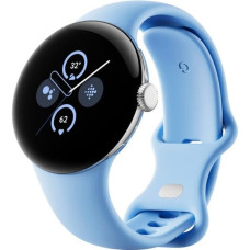 Вживаний смарт-годинник Google Pixel Watch 2 WiFi Polished Silver Aluminum Case / Bay Active Band US (Хороший+ стан)