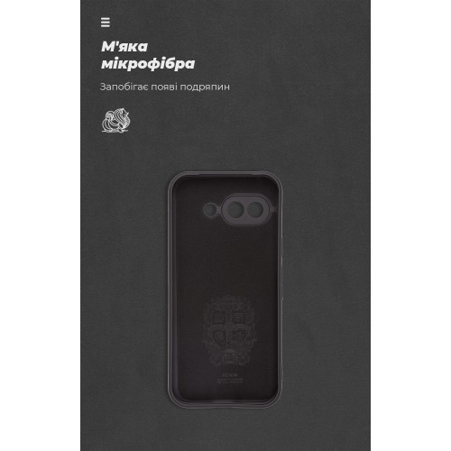 Чохол ArmorStandart ICON для Google Pixel 9a Camera Cover Black
