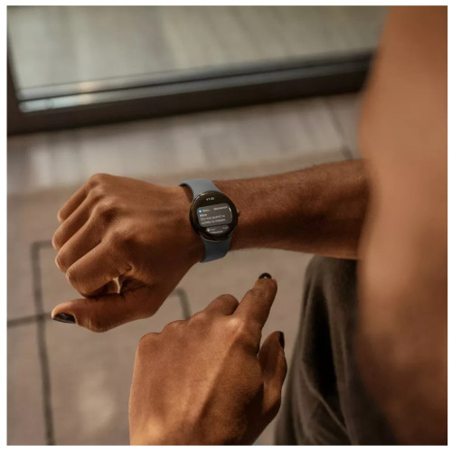 Смарт-годинник Google Pixel Watch LTE Polished Silver Stainless Steel Case / Charcoal Active Band US