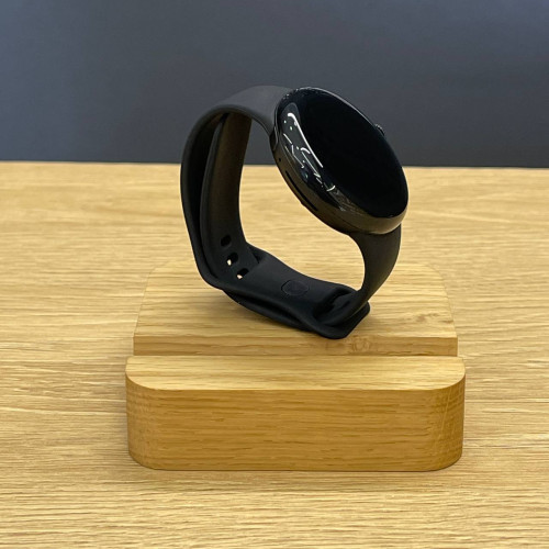 Вживаний смарт-годинник Google Pixel Watch WiFi Matte Black Aluminum Case / Obsidian Active Band US (Хороший стан)