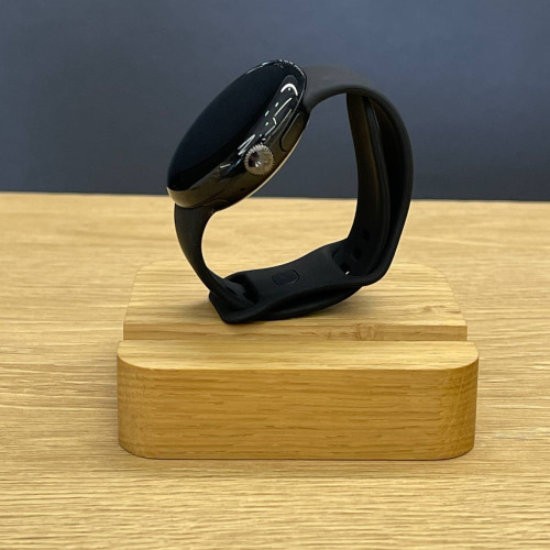Вживаний смарт-годинник Google Pixel Watch WiFi Matte Black Aluminum Case / Obsidian Active Band US (Хороший стан)