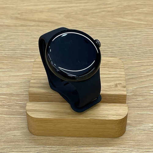 Вживаний смарт-годинник Google Pixel Watch WiFi Matte Black Aluminum Case / Obsidian Active Band US (Хороший стан)
