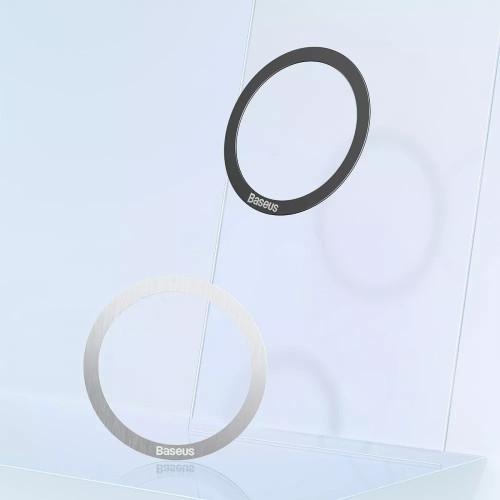 Металеві кільця Baseus Halo Series (2шт/уп) Black Металеві кільця Baseus Halo Series (2шт/уп) Black