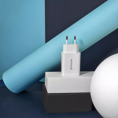 МЗП Proove Rapid 20W (Type-C + USB) White