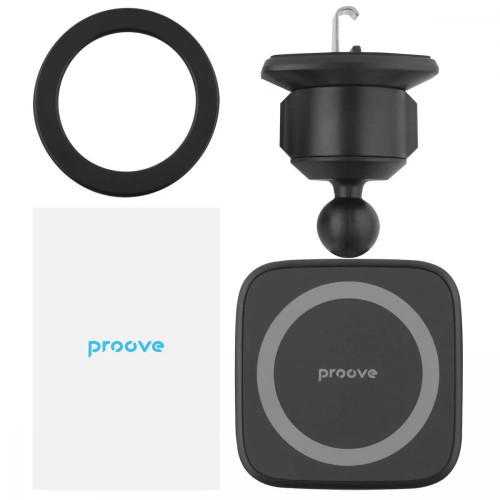 Автомобільний тримач Proove Block Magnetic Air Outlet Car Mount Magnetic Ring Black