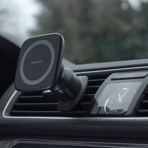 Автомобільний тримач Proove Block Magnetic Air Outlet Car Mount Magnetic Ring Black