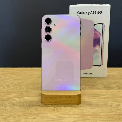 Вживаний смартфон Samsung Galaxy A55 5G 8/256Gb Lilac (Ідеальний+ стан) Вживаний смартфон Samsung Galaxy A55 5G 8/256Gb Lilac (Ідеальний+ стан)
