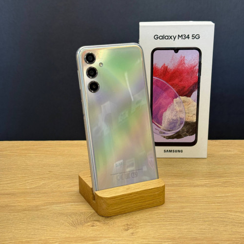 Вживаний смартфон Samsung Galaxy M34 5G (M346) 8/128 Silver (Хороший+ стан)