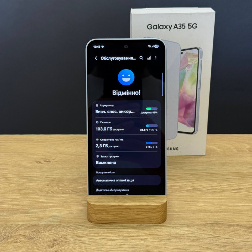 Вживаний смартфон Samsung Galaxy A35 5G 6/128Gb Iceblue (Ідеальний+ стан) Вживаний смартфон Samsung Galaxy A35 5G 6/128Gb Iceblue (Ідеальний+ стан)