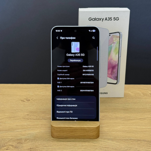 Вживаний смартфон Samsung Galaxy A35 5G 6/128Gb Iceblue (Ідеальний+ стан) Вживаний смартфон Samsung Galaxy A35 5G 6/128Gb Iceblue (Ідеальний+ стан)