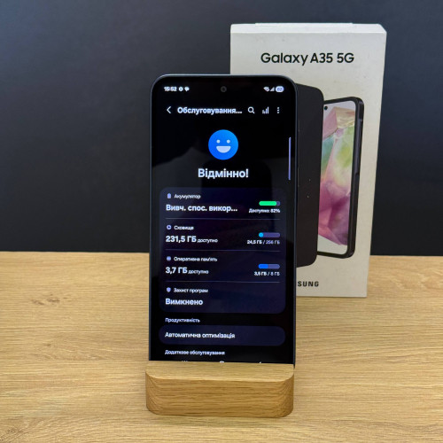 Вживаний смартфон Samsung Galaxy A35 5G 8/256Gb Navy (Ідеальний+ стан) Вживаний смартфон Samsung Galaxy A35 5G 8/256Gb Navy (Ідеальний+ стан)