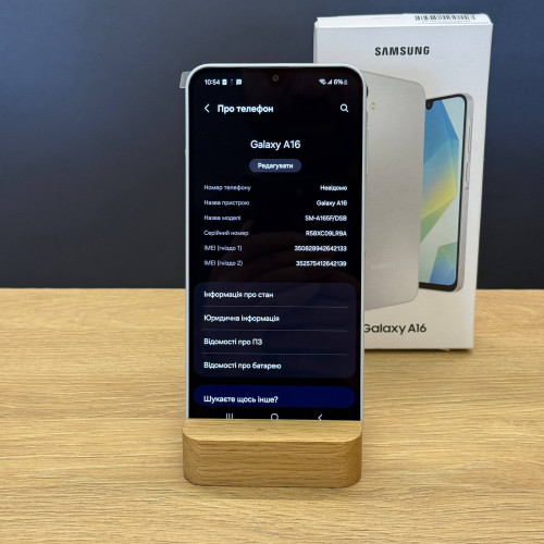 Вживаний смартфон Samsung Galaxy A16 4/128 Gray (Ідеальний+ стан) Вживаний смартфон Samsung Galaxy A16 4/128 Gray (Ідеальний+ стан)