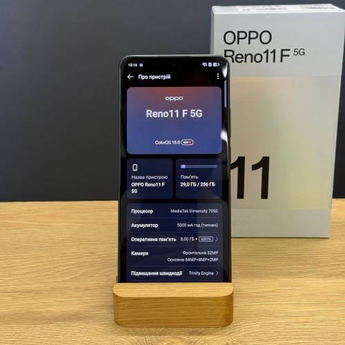 Вживаний смартфон Oppo Reno11 F 5G 8/256 Palm Green (Ідеальний+ стан)