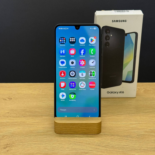 Вживаний смартфон Samsung Galaxy A16 4/128 Black (Хороший+ стан) Вживаний смартфон Samsung Galaxy A16 4/128 Black (Хороший+ стан)