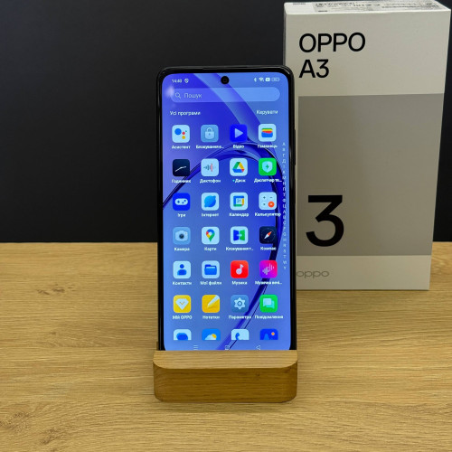 Вживаний смартфон Oppo A3 6/256 Sparkle Black (Ідеальний+ стан) Вживаний смартфон Oppo A3 6/256 Sparkle Black (Ідеальний+ стан)