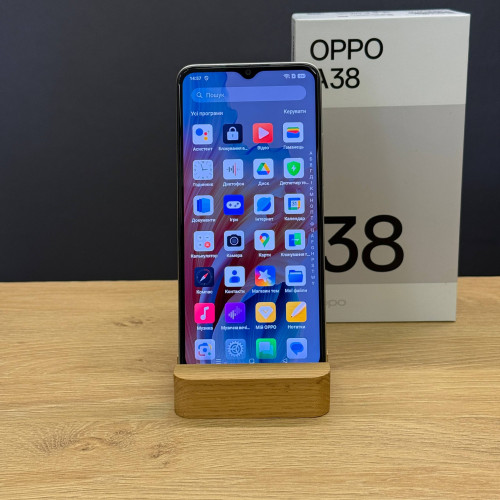 Вживаний смартфон OPPO A38 4/128 Glowing Gold (Хороший+ стан) Вживаний смартфон OPPO A38 4/128 Glowing Gold (Хороший+ стан)
