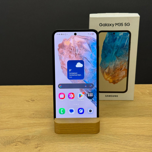 Вживаний смартфон Samsung Galaxy M35 5G 6/128 Dark Blue (Ідеальний+ стан)