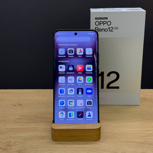 Вживаний смартфон OPPO Reno12 5G 12/256 Black Brown (Ідеальний+ стан) Вживаний смартфон OPPO Reno12 5G 12/256 Black Brown (Ідеальний+ стан)