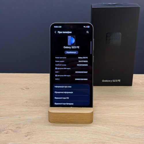 Вживаний смартфон Samsung Galaxy S23 FE 128Gb Graphite (Ідеальний+ стан)