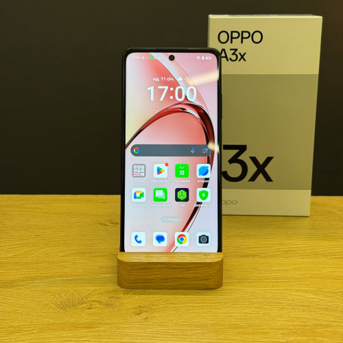 Вживаний смартфон OPPO A3x 4/128 Nebula Red (Ідеальний+ стан)